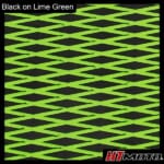 black-on-lime-green